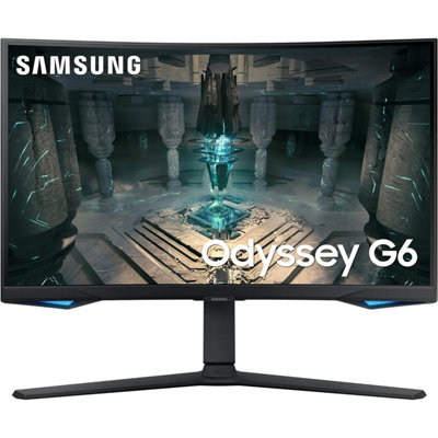 Samsung Odyssey G6 27" Curved Qhd 240Hz Smart Gaming Monitor Ls27Bg650Euxxu