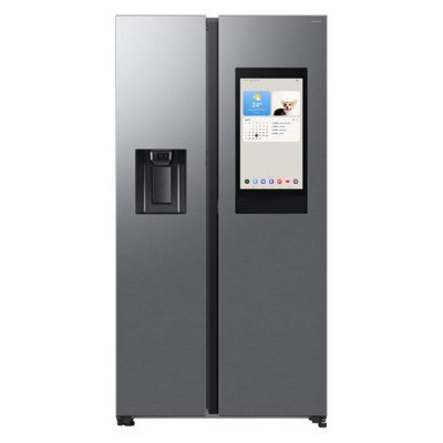 Samsung Family Hub Rs90F66Beteu Wifi Connected Plumbed Total No Frost American Fridge Freezer - Silver - E Rated - Image 3