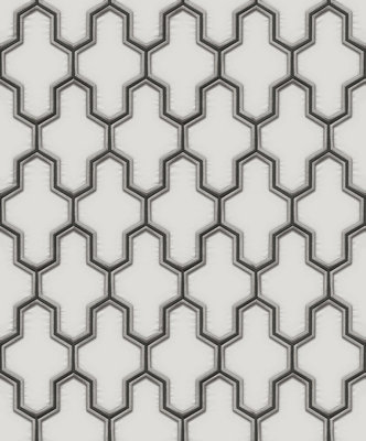 Design Id Did Geometric Silk & Wallpaper Black/White