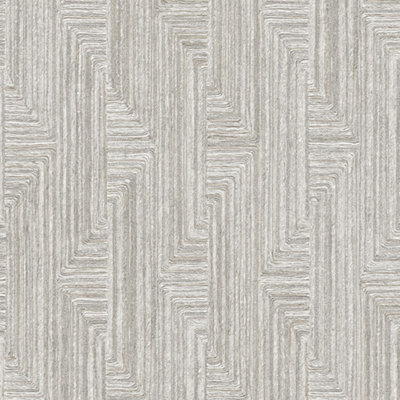 Design ID Did Retro String Motif Grey Wallpaper from B&Q