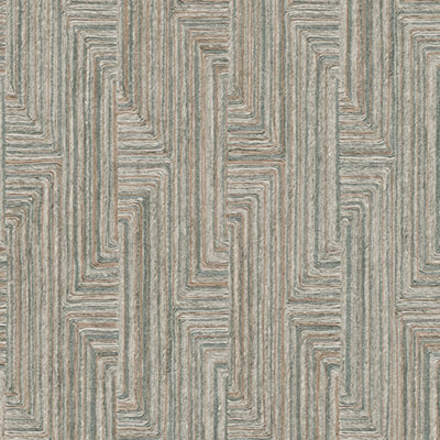 Design Id Did Retro String Motif Wallpaper Blue