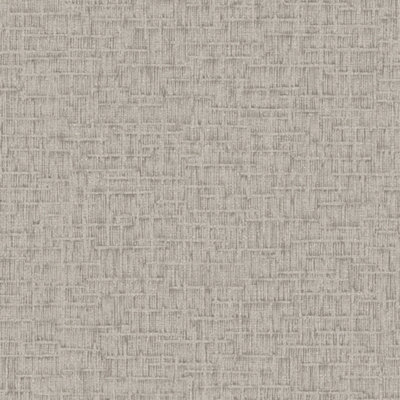 B&Q -  Did Engraved Taupe Heavyweight Vinyl Wallpaper
