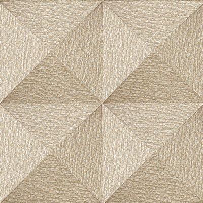 Design ID Did Weaved Cube Beige Wallpaper from B&Q
