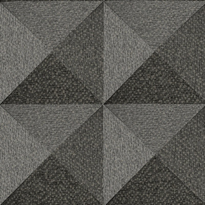 B&Q -  Did Weaved Cube Black Wallpaper