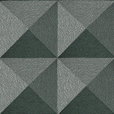 B&Q -  Did Weaved Cube Green Wallpaper