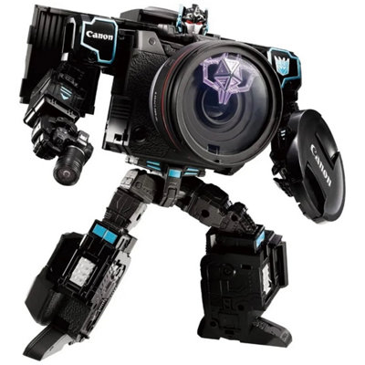Transformers X Canon Camera Nemesis Prime R5 Action Figure (Japanese Packaging) - Image 3