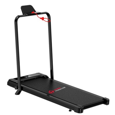 Onemill Under Desk Walking Treadmill With Handrail2.5Hp Brushless Motor1-6Km/h Speed5% Manual Incline-Black from B&Q