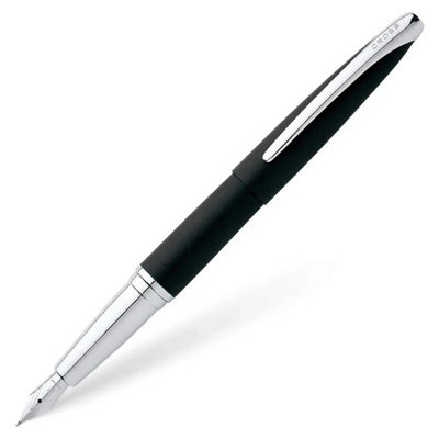 Accessotech Cross Atx Basalt Black Fountain Pen Fine Nib Limited Edition Writing Instrument Gift Boxed from B&Q
