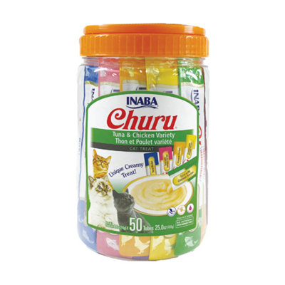 Ciao Churu 50 Pack Cat TreatTuna & Chicken Varieties from B&Q
