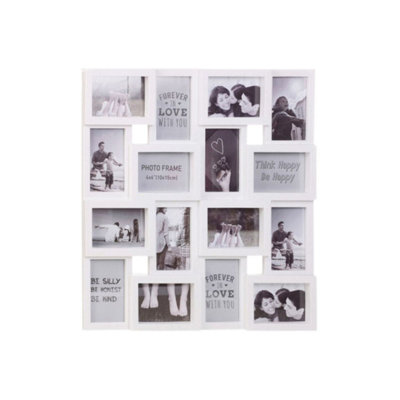 Urbn-Living White16-Frames Multi Collage Photo Frames from B&Q