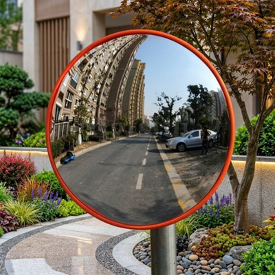Convex Road Mirror Traffic Safety Mirror 30Cm Blind Spot Mirror from B&Q