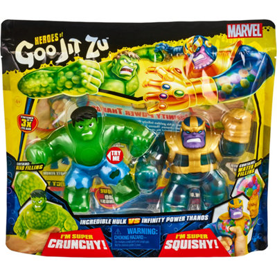 Heroes Of Goo Jit Zu Marvel Versus Pack - Hulk V Thanos