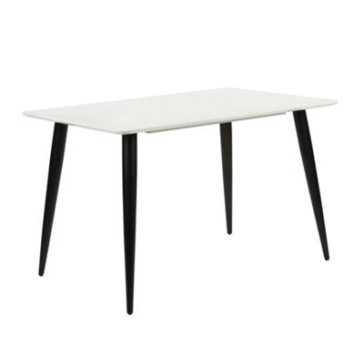 Bo Living Milano Marble Effect Rectangular Dining Table from B&Q