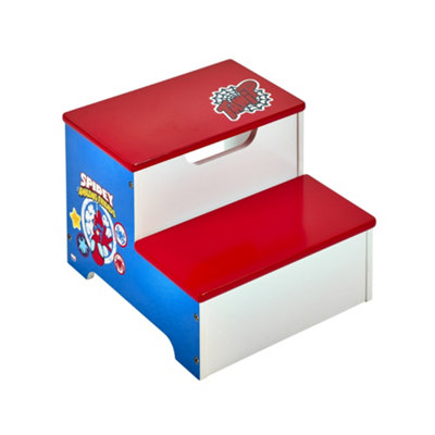 Marvel Spidey And His Amazing Friends Step Stool For Kids, Double Step Stool For Toddlers - Sturdy Design & Easy Assembly