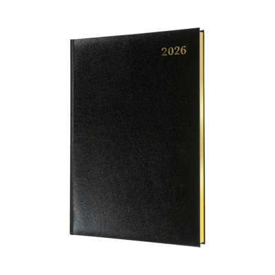 Collins Quarto Diary Week To View Appointment Black 2026 QB7-26 - Image 4