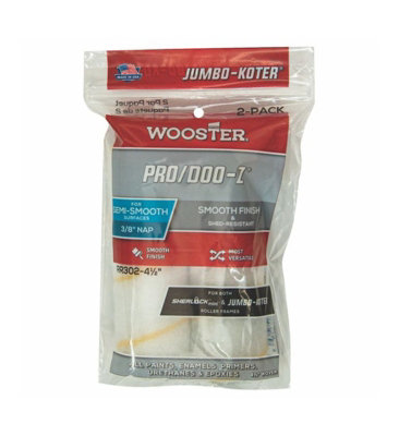 Wooster Jumbo Koter Pro/doo-Z 6.5" Mini Rollers X2 from B&Q