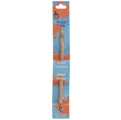 Groves Of Thames Maple C/hk D/e 7.00Crochet Hook: Double-Ended: Maple: 15Cm X 7.00mmPony from B&Q