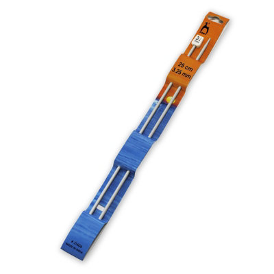 B&Q -  Knitting Needles 3.25mm X 25Cm