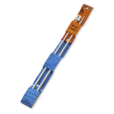 Pony Knitting Needles 5mm X 25Cm from B&Q