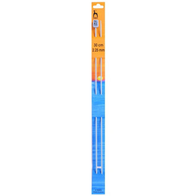 Pony Classic Knobbed Knitting Pins Needles 2.0mm X 30Cm from B&Q