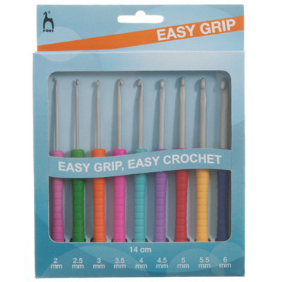 Pony Unisex Purple C/Hook Easy Grip Set - Easy Grip Crochet Hook Set: Sizes 2.00 - 6.00Mm In - Image 4