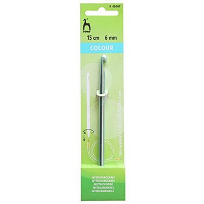 Crochet Hook: Interchangeable: Mid Blue: 15cm x 6.00mm - Image 5