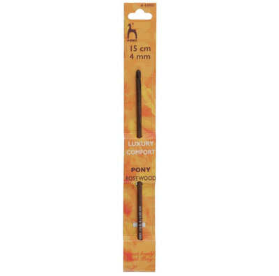 B&Q -  Rwood C/hook 15CmCrochet Hook: Rosewood: 15Cm X 4.00mmPony