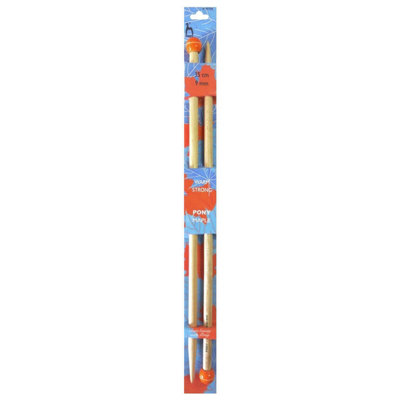 Groves Of Thames Maple K/p 35Cmx9.00Knitting Pins: Single-Ended: Maple: Hand-Painted Knobs: 35Cm X 9.00mmPony from B&Q