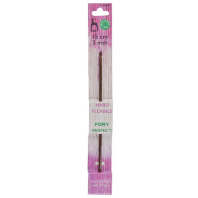 B&Q -  Perfect C/hook 3.00Crochet Hook: Perfect: 15Cm X 3.00mmPony