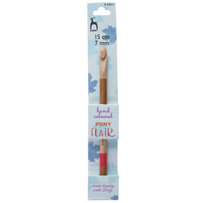 Groves Of Thames Flr C/Hk 7.00Mm - Crochet Hook: Flair: Hand Painted: X 7.00Mm - Pony 15Cm