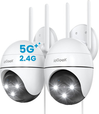 B&Q Iegeek 2K Dual-Band Wifi Ptz Outdoor Security Camera - 2.4Ghz/5Ghz Cctv