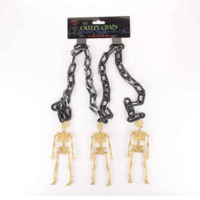 Halloween Decor Creepy Chain-Skeleton from B&Q