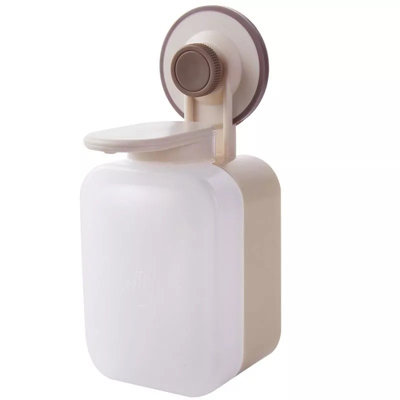 B&Q Suction Cup Soap Dispenser, Wall-Mounted, Suction Cup Soap Dispenser, Soap Holder For Homes, Hotels, Restaurants, Sinks, Bathrooms