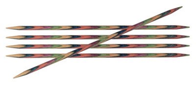 B&Q -  Symfonie: Knitting Pins: Double-Ended: Set Of 5: 15Cm X 2.00mm