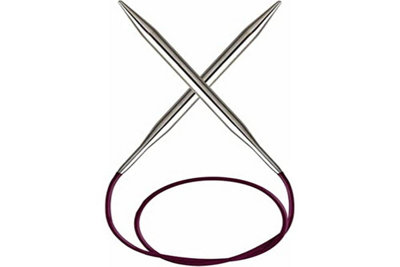 B&Q -  Nova Fc 80X8Nova Metal: Knitting Pins: Circular: Fixed: 80Cm X 8.00mmKnitpro