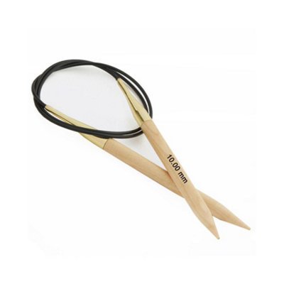 B&Q -  Basix Fc 80X10Basix: Knitting Pins: Circular: Fixed: 80Cm X 10.00mmKnitpro