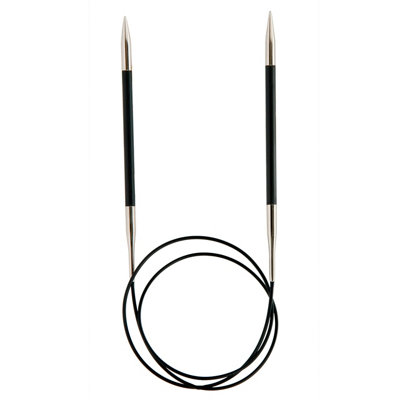 B&Q -  Karbonz: Knitting Pins: Circular: Fixed: 60Cm X 2.50mm