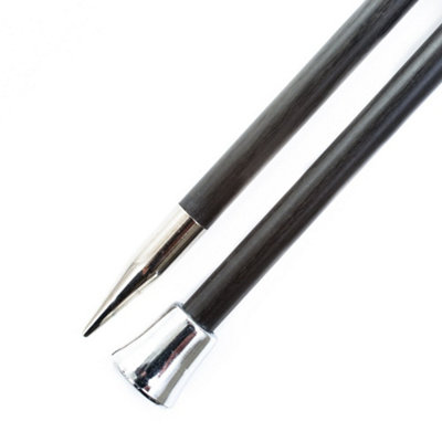 B&Q -  Karbonz Sp 35X5Karbonz: Knitting Pins: Single-Ended: 35Cm X 5.00mmKnitpro