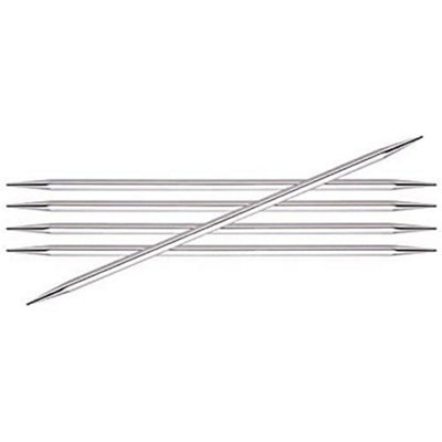 B&Q -  Nova Cubics: Knitting Pins: Double-Ended: Set Of Five: 15Cm X 4.00mm