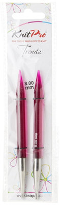 B&Q -  Trendz N Ic 8Trendz: Knitting Pins: Circular: Interchangeable: 8.00mmKnitpro