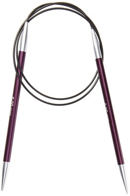 B&Q -  Zing Fc 80X6Zing: Knitting Pins: Circular: Fixed: 80Cm X 6.00mmKnitpro
