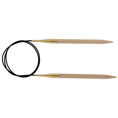 B&Q -  Jumbo Birch: Knitting Pins: Circular: Fixed: 150Cm X 35.00mm