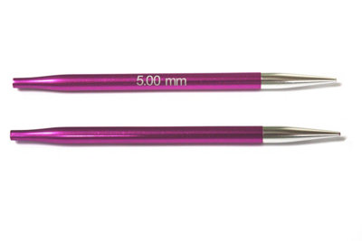 Groves Of Thames Zing S Ic 5 - Zing: Knitting Pins: Circular: Interchangeable: Special: 5.00Mm - Knitpro Silver