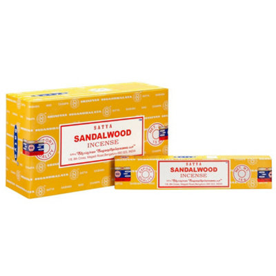 Something Different Set Of 12 Packets Of Sandalwood Incense Sticks By Satya from B&Q