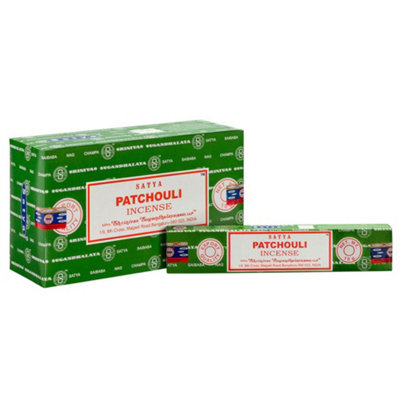 Something Different Set Of 12 Packets Of Patchouli Incense Sticks By Satya from B&Q