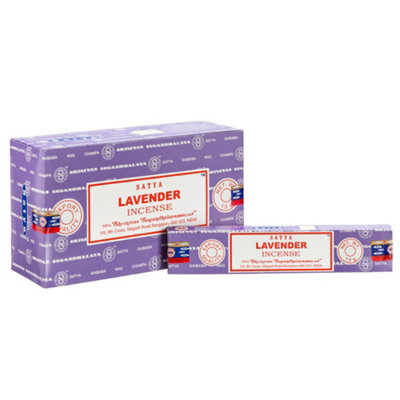 B&Q -  Set Of 12 Packets Of Lavender Incense Sticks By Satya