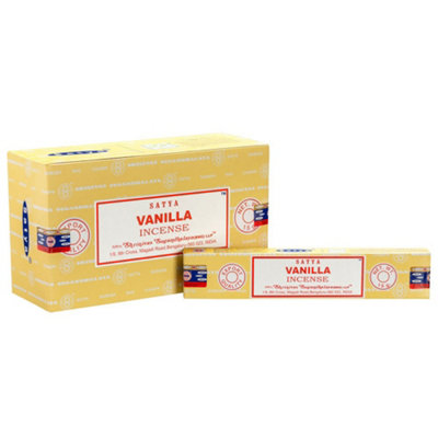 Something Different Set Of 12 Packets Of Vanilla Incense Sticks By Satya from B&Q