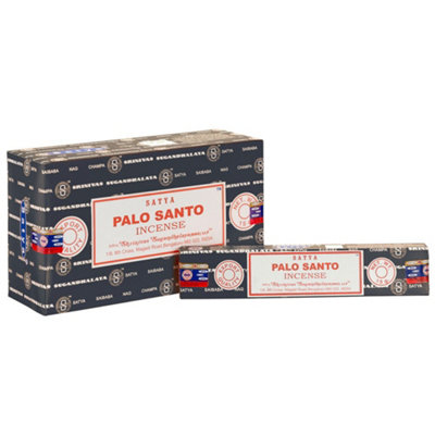 B&Q -  Set Of 12 Packets Of Palo Santo Incense Sticks By Satya