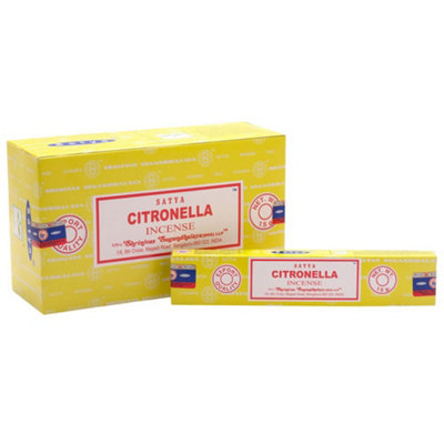 Something Different Set Of 12 Packets Of Citronella Incense Sticks By Satya from B&Q