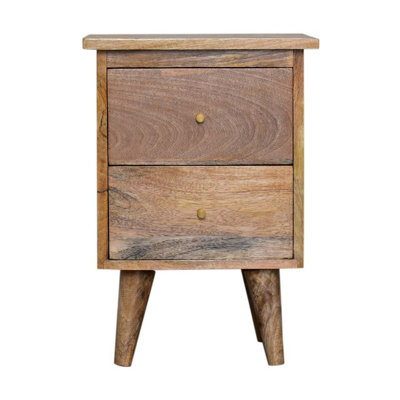 Artisan Furniture Solid Wood Oak-Ish Bedside from B&Q